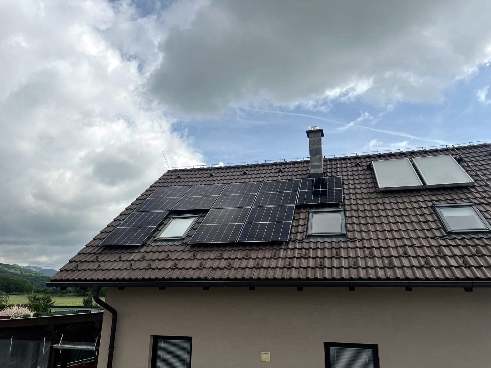Rodinný dům Borčice, Borčice, 3,4 kWp (1/4)