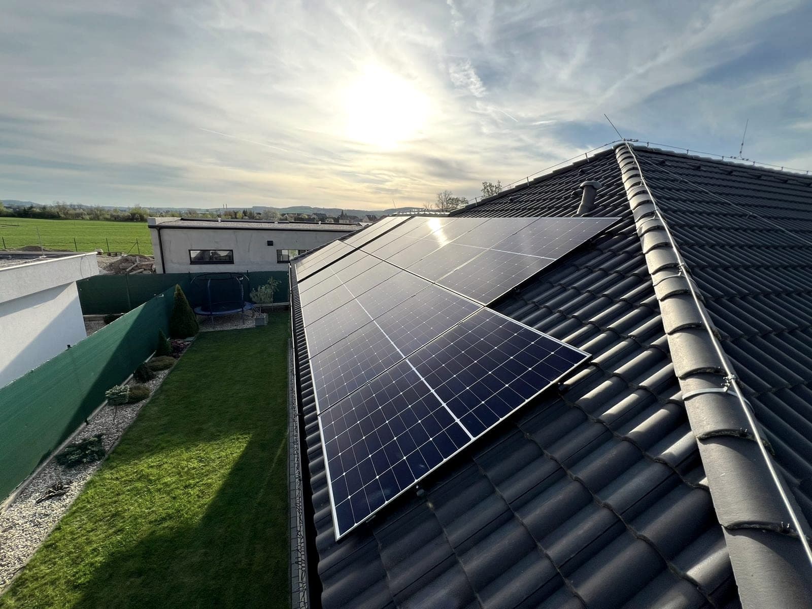 Rodinný dům Borčice, Borčice, 10 kWp (1/4)