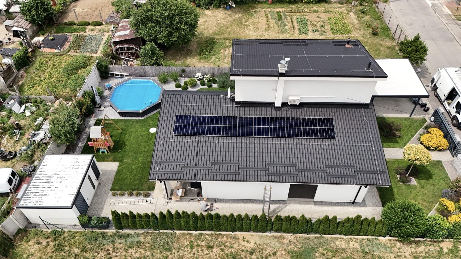 Rodinný dům Bošany, Bošany, 4,4 kWp (1/2)