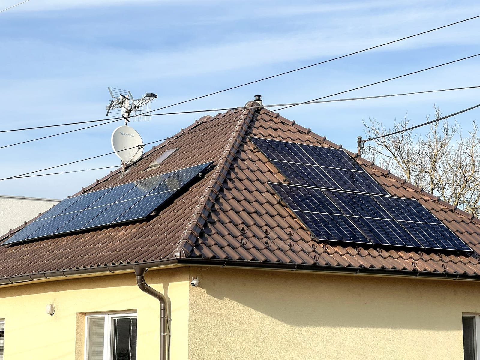 Rodinný dům Vysoká pri Morave, Vysoká pri Morave, 4,3 kWp (1/2)